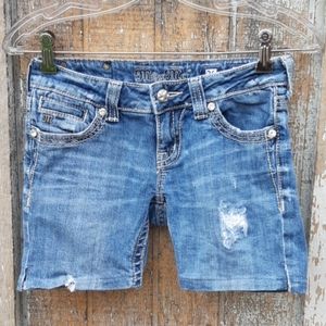 Miss me embellished jean shorts lightwash sz 26